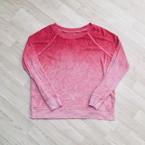 Sexy + Soft Terry Ombré Pull Over